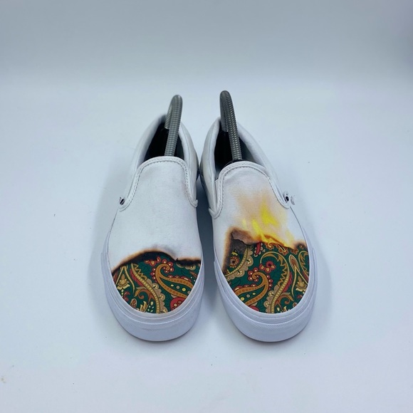 Vans classic slip on big reveal paisley womens 7.5 - Picture 2 of 7